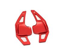 XEBRAD 2pcs Steering Wheel Paddle Shifter Gear Shift Extension, for BMW, F30 F31 F32 F10 F20 F22 F15 F16 X1 X3 X4 X5 X6 Aluminum Steering Wheel Paddle Shifter(Red)