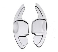 XEBRAD 2PCS Steering Wheel Shift Paddle Extension, for, A3 S3 A4 S4 B8 A5 S5 A6 C7 S6 A8 R8 Q5 Q7 TT Auto Car Accessories Steering Wheel Paddle Shifter(Silver)