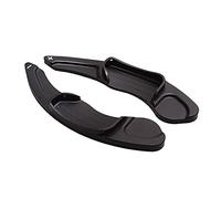 XEBRAD 2pcs Steering Wheel Shift Paddle Extension Shifters Cover, for Ford, for Mondeo, Edge Taurus, for Lincoln, MKC MKX MKZ 2013-2019 Steering Wheel Paddle Shifter(Black)