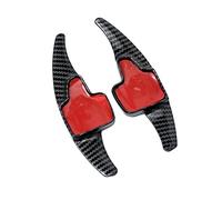 XEBRAD 2pcs Steering Wheel Shift Paddle Shifter Extended, for Ford, for Focus, 3 MK3, for, 4 MK4 Escape, for Kuga, ABS Sport Carbon Fiber Steering Wheel Paddle Shifter