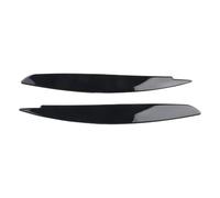 XEBRAD 2x Headlight Eye Lid Cover Cap Black, for 1 Series E87 E88 E81 E82 Eyelids Brows 2008-13 ABS Eyebrows Cover Headlight Tint Film