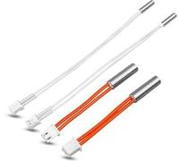 XEBRAD 3D Printer Assembled Hot End Kit, for Elegoo Neptune 4/4 Pro NTC 100K Thermistor Business, Industry Science Thermistor Temperature Sensor(BLACK Resistor only)