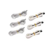 XEBRAD 3pcs 2m 24V 50W Thermistor Ceramic Cartridge Heater Tube and HT-NTC100K Thermistor Temperature Sensor 3D Printer Parts Thermistor Temperature Sensor