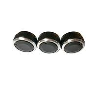 XEBRAD 3pcs Fi, for Kia, Rio Car AC Knob Aluminum Alloy Air Conditioning Knob Heat Control Switch Car Accessories Air Conditioning Knob