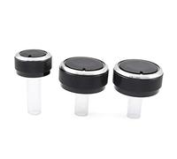 XEBRAD 3pcs/set Air Conditioning Knobs Switch Heater Climate Control Buttons, for VW, for Skoda, for Superb, for Octavia, for Golf, MK1 Ac Knob Air Conditioning Knob