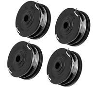 XEBRAD 4 Pack Strimmer Trimmer Cutting Spool Line Replacement, for Bosch, ART 24 27 30 30-36 LI, Brushcutter Wire 20ft, Strimmer Spool, for Bosch, No.F016800351 Garden Lawn Mower Spool