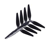 XEBRAD 4pc HQ Macroquad Prop 3 Blade/tri-blade Black-carbon Reinforced Propeller FPV 10X5X3/9X5X3 1050/9050 10inch/9inch Drone Propeller Blade(4pcs 9X5X3)