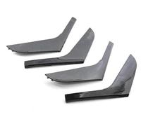 XEBRAD 4Pcs 5K4868039A 5K4868040A Car Interior Door Armrest Handle Strips Cover, for VW, for Golf, 6 2009 2010 2011 2012 2013 Car Door Handle Sticker(Black 4pcs Set)