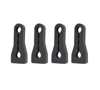 XEBRAD 4pcs Car Door Lock Sound Deadener Damper Buffer, for Hyundai, Creta Solaris Accent, for Kia, Sportage Rio Rattling Screaks Deaf Seal car door shock absorber Car Door Damper
