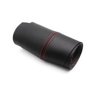 XEBRAD 4Pcs/Set, for Accord, 7th Gen 2003 2004 2005 2006 2007 Car Door Handle Armrest/Door Panel Leather Cover Accessories Trim Car Interior Door Panel(Black with Red line,4X Door Panel Cover)