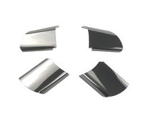 XEBRAD 4pcs Stainless Steel Steering Wheel Decoration Trim Car Stickers, For Ford, for Focus 2 MK2 2005-2011, for KUGA, for C-MAX Auto Accessories Steering Wheel Sticker(Black)