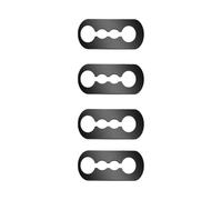 XEBRAD 4X Car Sound Damper Door Lock Buffer, for Renault, Duster 2 Captur Kaptur Arkana Fluence Soundproof Screaks Deaf Seal Deadener car door shock absorber Car Door Damper