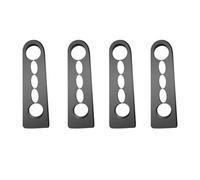 XEBRAD 4X Car Sound Deadener Damper Door Lock Buffer Deadening Damping, for NISSAN, for Qashqai, J10 Dualis 2007 2008 2009 2010 2011 2012 2013 car door shock absorber Car Door Damper