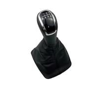 XEBRAD 5 6 Speed 12mm Gear Shift Knob Gaiter Boot Cover Case, for Skoda, for Octavia, A5 A6 2004-2012 Manual Lever Shifter Stick Handle Pen Gear Shift Boot Cover(Black 6 Speed Black)