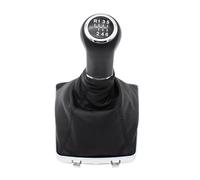 XEBRAD 5/6 Speed Car Gear Shift Knob Cover, for Opel, for Vauxhall, Astra III H 2005-2009 Lever Stick Gaitor Boot Gear Shift Boot Cover(Black 6 Speed)
