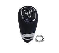XEBRAD 5 6 Speed Car Shift Gear Knob Lever Gaitor Boot Cover, for Skoda, Rapid 2012 2013 2014 2015 2016 2017 2018 Gear Shift Boot Cover(Black 5 Speed Gear knob)
