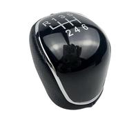 XEBRAD 5/6 Speed Gear Shift Knob Gaiter Boot Lever Shifter Handball Cover, for Ford, for Mondeo, 4 IV Mk4 2007-2014 Gear Shift Boot Cover(Black 6 Speed Black Knob)