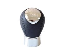 XEBRAD 5 6 Speed Gear Shift Knob Lever Cover,for Mazda6 2002-2007 Gaiter Boot Leather Car Styling Handball Manual Gear Shift Boot Cover(Black 6 Speed)