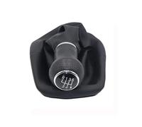 XEBRAD 5 6 Speed Gear Shift Knob Lever Shifter Gaitor Boot PU Leather, for Seat, Leon Toledo 1999-2001 Shifter Knob Gear Shift Boot Cover(Black R123456 Speed Type 1)