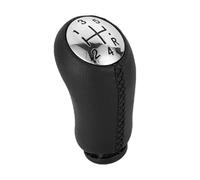 XEBRAD 5 Speed Gear Shift Knob Cover, for Renault, Megane II Clio III Scenic II Kangoo 2009 Car Gear Shift Lever Handle Stick Head Gear Shift Boot Cover(Black Bright-Black)
