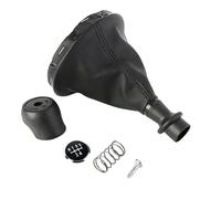 XEBRAD 5 Speed Manual Gear Shift Knob Cover,for T5 T5.1 T6 Gp 2003-2019 Kit Gaiter Boot Black Gear Stick Cover Dust-Proof Replacement Gear Shift Boot Cover