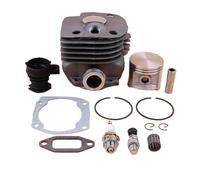 XEBRAD 50mm Cylinder Piston Intake Decompression Valve Kit, for Husqvarna, 365 371 372 XP 362 Chainsaw Engine Motor Parts Carburetor Gasket