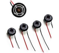 XEBRAD 5Pcs 1156 BA15S LED Socket Adapter, Car Signal Lamp Sockets with Cable, Plug, for Brake, P21W Wiring Harness, for Turn Light Backup Headlight Bulb Adapter