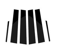 XEBRAD 6PCS Polished Pillar Posts, for Peugeot, 408 2010-2013 Window Trim Cover BC Column Sticker Auto Door Window Edge Trim