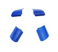 XEBRAD ABS Interior Car Steering Wheel Panel Cover Trim Sticker, for Ford, for Focus 2 MK2 2005-2011, Car-Styling Stickers Accessories Steering Wheel Sticker(ABS Blue)