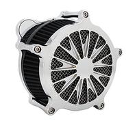 XEBRAD Air Filter Domino Motorcycle Clearn Intake Kit, for Harley, Touring Road King Electra Glide CVO Trike 2008-2016 Softail Dyna Motorcycle Air Filter Element(MP09-001-0297)