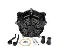 XEBRAD Air Filter Venturi Cut Cleaner Intake, for Harley, Dyna Street Bob Wide Glide 1993-2017 Touring Road King Softail Slim Breakout Motorcycle Air Filter Element(B)