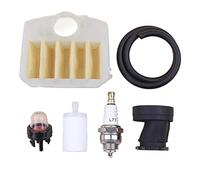 XEBRAD Air Fuel Filter Line Intake Kit, for Husqvarna, 340 345 350 353 346XP Primer Bulb Spark Plug Chainsaw Carburetor Gasket