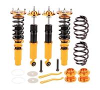 XEBRAD Air Suspension 24 Steps Damper Adjustable Coilover Suspension, for BMW, E46 3Series M3 320 323 1998-2006 Shocks Absorber Struts Air Suspension Spring Bag