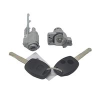 XEBRAD AL152 06350-SWA-H11 COMPLETE LOCK SET IGNITION SWITCH DOOR BARREL TRANS 2 KEYS WITH 46 CHIPS For CRV CR-V 07-11 Car Ignition Switch Lock Cylinder(BLACK IG.S-L 2pcs)