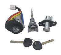 XEBRAD AL250 Complete Set Ignition Switch Front Left Driver Door Lock Cylinder Barrel With 2 Keys, for Hyundai, Sonata/ForHybrid Car Ignition Switch Lock Cylinder