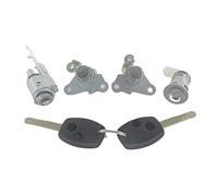 XEBRAD AL266 LOCK SET IGNITION SWITCH BARREL DOOR WITH 2 KEYS, For FIT 04-11 Car Ignition Switch Lock Cylinder(BLACK 2-Button Key)