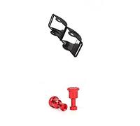 XEBRAD Antenna Range Extender Enhancer Foldable Remote Controller Antenna Signal Booster, for DJI, for Mavic Pro, for MINI, SE Spark Air Drone Drone Signal Booster(Silver and Red)