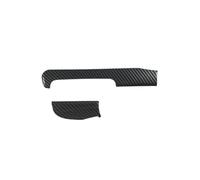 XEBRAD Auto Central Inner, for Golf, 6 MK6, for GTI 2008-2013 ABS Carbon Fiber Texture Car Center Console Dashboard Panel Strips Cover Protective Trim Car Interior Central Control Dashboard Trim Strip
