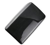 XEBRAD Auto Rear Armrest Box Cover Air Vent Trim Carbon Fiber Decorative Shape Interior Accessories, for Tesla, Model 3 2017-2020 Car Air Vent Trim Strip(Armrest box cover)