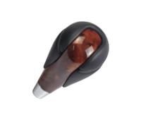 XEBRAD Automatic Car Shift Lever Knob Gear Shift Knob Lever Shifter, for Toyota, Estima, for Hilux, Crown Innova Matrix Venza Gear Shift Boot Cover(Black Wood)