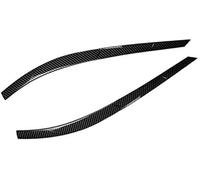 XEBRAD Automative Front Headlight Eyebrow Eye Lid Trim Cover Stickers, for VW, for Tiguan, 2011-2016, Carbon Fiber Look Headlight Eyebrow Trim