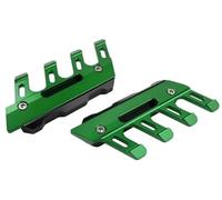 XEBRAD bike front fork cover 1Pair Front, for K Mudguard Side Protector Cover Slider Guard Universal Aluminum Green Motorbike