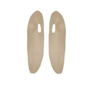 XEBRAD Car 2Pcs Front/Rear Door Armrest Handle Panel Leather Cover, for, for Peugeot, 307 2004 2005 2006 2007 2008 2009 2010 2011 2012 2013 Car Interior Door Panel(Rear Pair Beige)