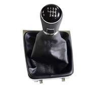 XEBRAD Car 5/6 Speed Manual Gear Shift Lever Knob Cover, for for VW, for Golf, 7 MK7 GTI GTD 2013-2017 Handball Gaiter Boot Car Styling Gear Shift Boot Cover(Black 6 Speed)