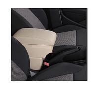 XEBRAD Car Accessories, for ford, for Fiesta, 2011-2018 Car Armrest Box Centre Console Storage BoxCar Armrests Car Armrest Box(BLACK A4 Beige 7usb)