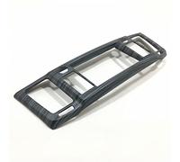 XEBRAD Car Air Conditioner Middle Central Outlet Air Vent Cover Trim Interior Accessories, for Toyota, for RAV4, RAV 4 2016 2017 2018 ABS Matte Car Air Vent Trim Strip(ABS Grey)