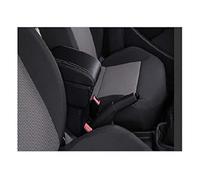 XEBRAD Car Armrest Box Armrest Car Arm Rest Center Centre Console Storage Box Accessories, for Seat, for Leon Car Armrest Box(BLACK B-black White Line)