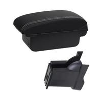 XEBRAD Car Armrests Box Center Centre Console Storage Box Retrofit, for Alto 2008-2016 Car Accessories Car Armrest Box(BLACK C3 Black White Nousb)
