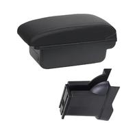 XEBRAD Car Armrests Box Center Centre Console Storage Box Retrofit, for Alto 2008-2016 Car Accessories Car Armrest Box(BLACK C2 Black Line No Usb)