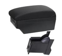 XEBRAD Car Armrests Box Center Centre Console Storage Box Retrofit, for Alto 2008-2016 Car Accessories Car Armrest Box(BLACK A2 Black Line 7usb)